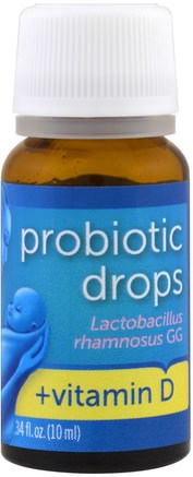 Probiotic Drops + Vitamin D.34 fl oz (10 ml) by Mommys Bliss-Vitaminer, Vitamin D3
