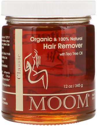 Hair Remover, with Tea Tree Oil, Classic, 12 oz (345 g) by Moom-Bad, Skönhet, Rakning, Vaxremsor Hårborttagning