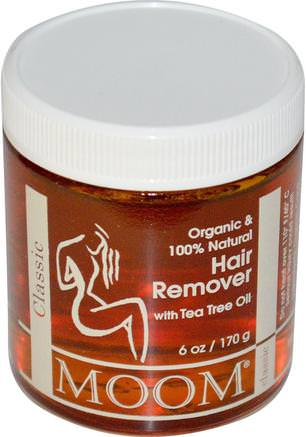 Hair Remover, with Tea Tree Oil, Classic, 6 oz (170g) by Moom-Sverige