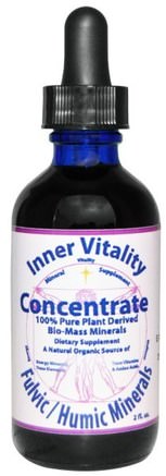 Inner Vitality, Concentrate, Fulvic/Humic Minerals, 2 fl oz by Morningstar Minerals-Sverige