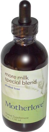 More Milk Special Blend, 4 fl oz (118 ml) by Motherlove-Barns Hälsa, Barnfodring, Amning, Hälsa, Kvinnor