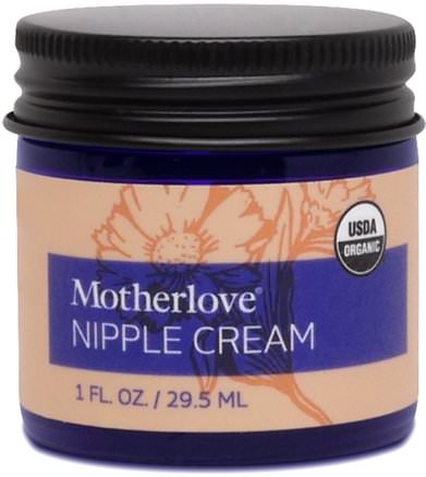Nipple Cream, 1 oz (29.5 ml) by Motherlove-Barns Hälsa, Barnfodring, Amning, Barnmat