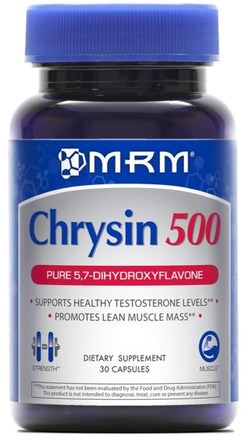 Chrysin 500, 30 Capsules by MRM-Kosttillskott, Chrysin, Män, Testosteron