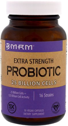 Extra Strength, Probiotic, 30 Veggie Caps by MRM-Kosttillskott, Probiotika