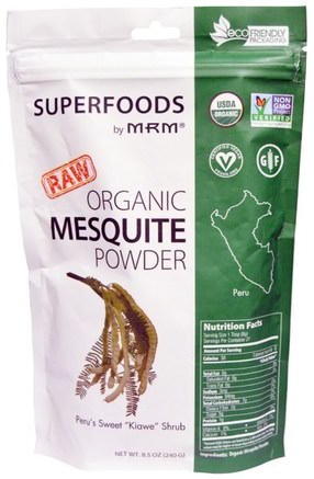 Organic Mesquite Powder, 8.5 oz (240 g) by MRM-Kosttillskott, Superfoods