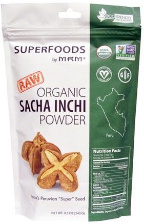 Organic Sacha Inchi Powder, 8.5 oz (240 g) by MRM-Kosttillskott, Protein, Superfoods