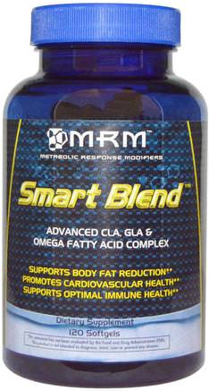 Smart Blend, Advanced CLA, GLA & Omega Fatty Acid Complex, 120 Softgels by MRM-Kosttillskott, Efa Omega 3 6 9 (Epa Dha)