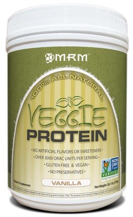 Veggie Protein, Vanilla, 20.1 oz (570 g) by MRM-Kosttillskott, Protein