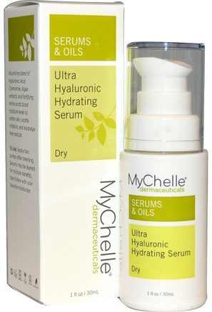 Ultra Hyaluronic Hydrating Serum, Dry, Step 3, 1 fl oz (30 ml) by MyChelle Dermaceuticals-Hälsa, Hudserum, Skönhet, Hyaluronsyrahud