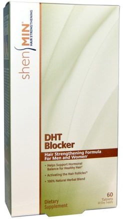 Shen Min Hair Strengthening, DHT Blocker, 60 Tablets by Natrol-Hälsa, Kvinnor, Hårtillskott, Nageltillskott, Hudtillskott, Bad, Skönhet, Hårförtunning Och Återväxt