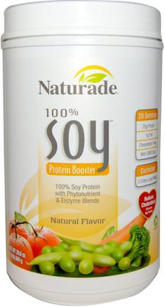 100% Soy Protein Booster, Natural Flavor, 29.6 oz (840 g) by Naturade-Kosttillskott, Sojaprodukter, Sojaprotein