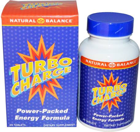 Turbo Charge, 60 Tablets by Natural Balance-Hälsa, Energi