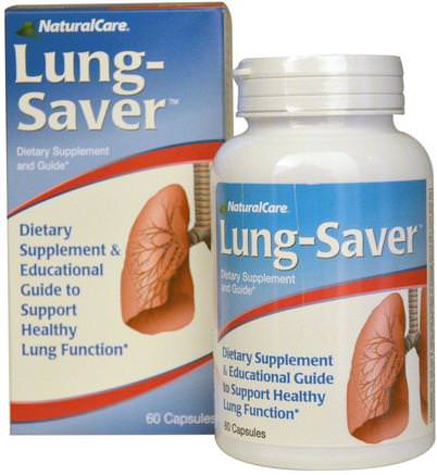 Lung-Saver, 60 Capsules by Natural Care-Hälsa, Astma