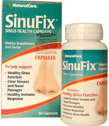 SinuFix, Sinus Health Capsules, 60 Capsules by Natural Care-Hälsa, Nasal Hälsa, Nasal