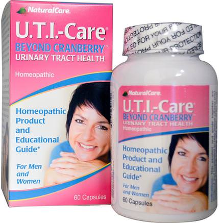 U.T.I.-Care, Beyond Cranberry, 60 Capsules by Natural Care-Kosttillskott, Homeopati, Hälsa, Urinblåsa