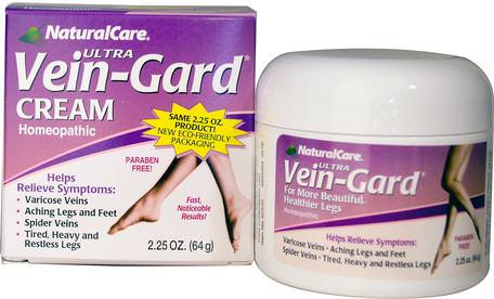 Ultra Vein-Gard Cream, 2.25 oz (64 g) by Natural Care-Hälsa, Kvinnor, Åderbråck Vård