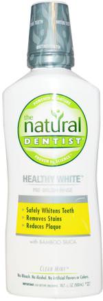 Healthy White, Pre-Brush Rinse, Clean Mint, 16.9 fl oz (500 ml) by Natural Dentist-Bad, Skönhet, Muntlig Tandvård, Munvatten, Tandblekning