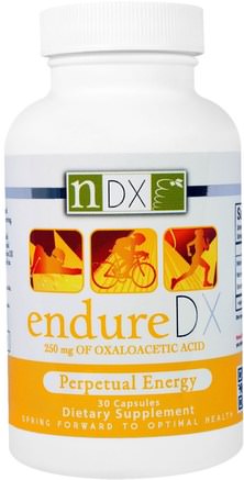 Endure DX, Perpetual Energy, 30 Capsules by Natural Dynamix-Hälsa, Energi