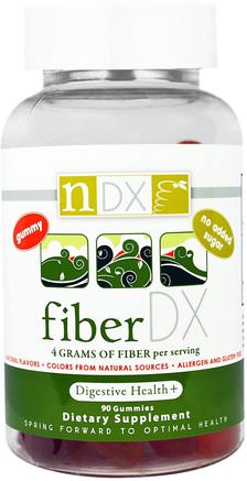 Gummy Fiber DX, 90 Gummies by Natural Dynamix-Kosttillskott, Antioxidanter, Curcumin, Fiber