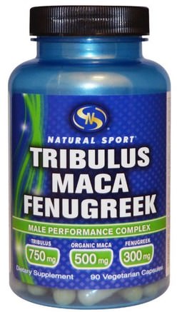 Tribulus, Maca, Fenugreek, Male Performance Complex, 90 Veggie Caps by Natural Sport-Hälsa, Män