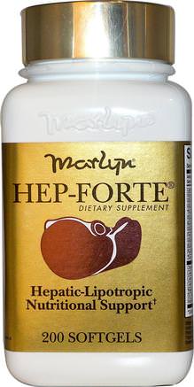 Marlyn, Hep-Forte, 200 Softgels by Naturally Vitamins-Hälsa, Leverstöd