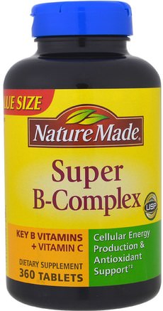Super-B Complex, 360 Tablets by Nature Made-Vitaminer, Vitamin B-Komplex