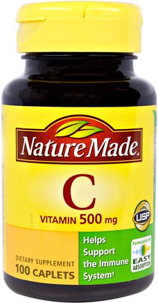Vitamin C, 100 Caplets by Nature Made-Vitaminer, Vitamin C