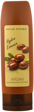 Argan Essential Hydro Hair Essence, 3.89 fl oz (115 ml) by Nature Republic-Bad, Skönhet, Hår, Hårbotten
