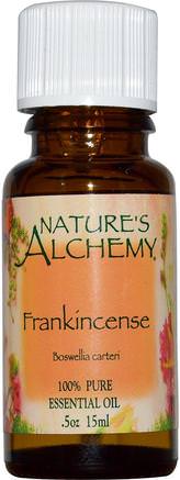 Frankincense, Essential Oil.5 oz (15 ml) by Natures Alchemy-Bad, Skönhet, Aromaterapi Eteriska Oljor, Rökolja Olja