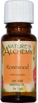 Rosewood, Essential Oil.5 oz (15 ml) by Natures Alchemy-Bad, Skönhet, Aromaterapi Eteriska Oljor, Rosenträ Olja