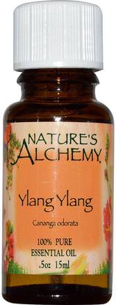 Ylang Ylang, Essential Oil.5 oz (15 ml) by Natures Alchemy-Bad, Skönhet, Aromaterapi Eteriska Oljor, Ylang Ylang Olja