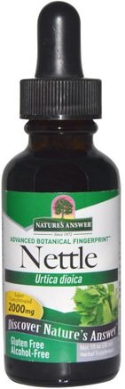 Nettle, Urtica Dioica, 2.000 mg, 1 fl oz (30 ml) by Natures Answer-Örter, Nässlor Stinging, Nässla Rot