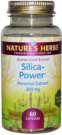 Silica-Power, 300 mg, 60 Capsules by Natures Herbs-Örter, Hästslag