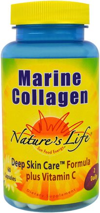 Marine Collagen, 60 Capsules by Natures Life-Hälsa, Kvinnor, Hud