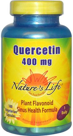 Quercetin, 400 mg, 100 Veggie Caps by Natures Life-Kosttillskott, Quercetin
