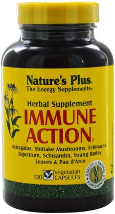 Immune Action, 120 Veggie Caps by Natures Plus-Hälsa, Kall Influensa Och Virus, Immunförsvar