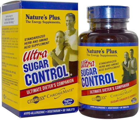 Ultra Sugar Control, Ultimate Dieters Companion, 60 Tablets by Natures Plus-Hälsa, Blodsocker, Viktminskning, Kost