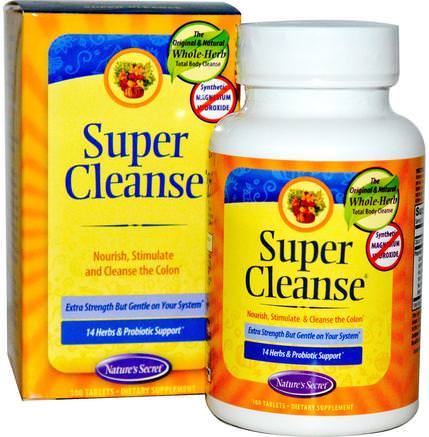 Super Cleanse, 100 Tablets by Natures Secret-Hälsa, Detox