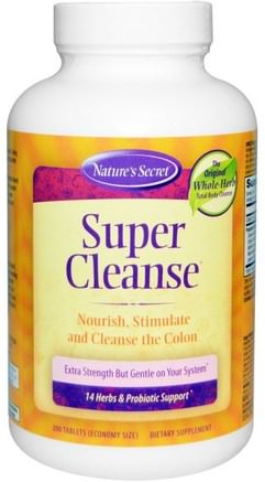 Super Cleanse, 200 Tablets by Natures Secret-Hälsa, Detox, Kolon Rensa