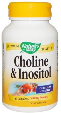 Choline & Inositol, 100 Capsules by Natures Way-Vitaminer, Vitamin B