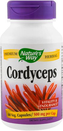 Cordyceps, 500 mg, 60 Veggie Caps by Natures Way-Kosttillskott, Medicinska Svampar