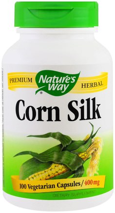 Corn Silk, 400 mg, 100 Veggie Caps by Natures Way-Örter, Majs Silke