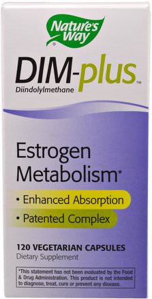 DIM-plus, Estrogen Metabolism, 120 Veggie Caps by Natures Way-Hälsa, Kvinnor