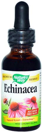 Echinacea, Alcohol Free 99.9%, 1 fl oz (30 ml) by Natures Way-Kosttillskott, Antibiotika