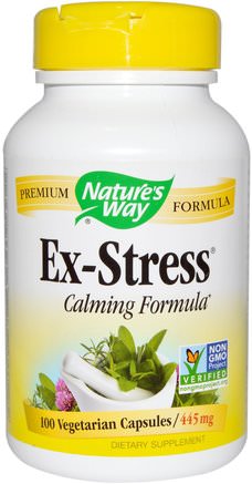 Ex-Stress, 445 mg, 100 Veggie Caps by Natures Way-Kosttillskott, Hälsa