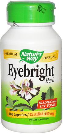 Eyebright Herb, 430 mg, 100 Capsules by Natures Way-Kosttillskott, Örter