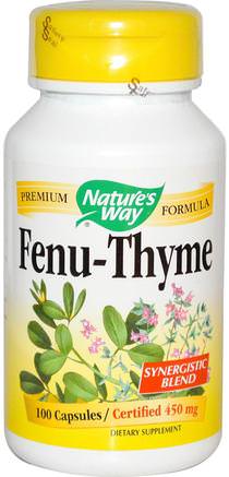 Fenu-Thyme, 450 mg, 100 Capsules by Natures Way-Örter, Eyebright