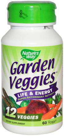 Garden Veggies, 60 Veggie Caps by Natures Way-Kosttillskott, Antioxidanter