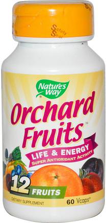 Orchard Fruits, 12 Fruits, 60 Veggie Caps by Natures Way-Kosttillskott, Superfrukt
