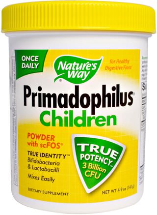 Primadophilus, Children, 4.9 oz (141 g) by Natures Way-Kosttillskott, Probiotika, Probiotika För Barn